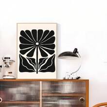 1 件北欧简约墙壁艺术复古花卉动漫艺术海报艺术品家居装饰无框架