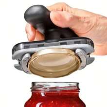 1/2 Pieces Adjustable Multi-Purpose Bottle Opener, Easy Grip Can Opener And Bottle Opener - Manual Jar Lid Clip, Durable Metal, Ergonomic Grip, Jams And Sauces, Jar Lid Clip, Manual Can Opener, Kitchen Essentials, Manual Can Opener | Smooth Metal Surface | Durable Metal Construction, Kitchen Can Opener, Everyday Use, Bottle Opener Gift