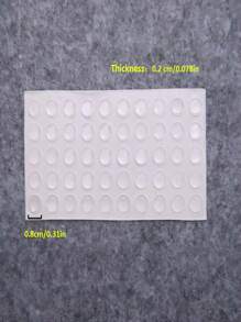 50/100 Stücke selbstklebende Türstopper Gummi Stoßdämpfung Puffer Schrankstopper Silikon Möbelpolster Schutzauflage