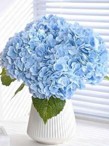1/2pcs Of Artificial Hydrangea Bouquets Can Be Used For Wedding Flower Baskets, Bridal Bouquets, Wedding Venues, Wedding Car Arrangements, Home Furnishings, Dining Rooms, Bedrooms, Table Decorations, Windowsill Decorations, Vase Decorations,Decorative Rose,Decorative Style.