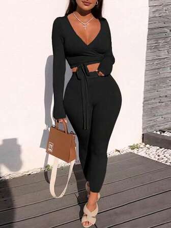 2pcs Women Casual Sexy Inner Wear, Comfortable European And American Style For Daily Wear