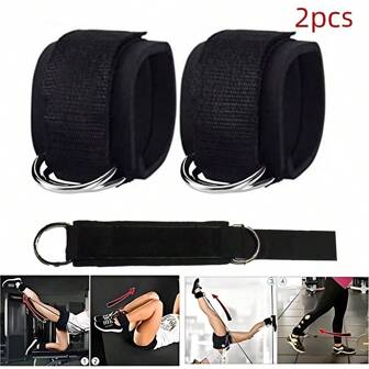 2pcs Gym Ankle Strap ,Adjustable Ankle Straps For Women With Neoprene Padding Gym Accessories For Women Leg Day(Pair)