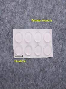 50/100 Stücke selbstklebende Türstopper Gummi Stoßdämpfung Puffer Schrankstopper Silikon Möbelpolster Schutzauflage