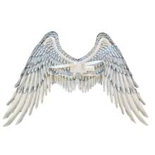 Disfraz de 1 pieza con estampado digital, ángel blanco soñador, negro glamoroso, rojo cautivador, adecuado para Halloween, Navidad, fiesta de cumpleaños y otros festivales y fiestas, todo el año