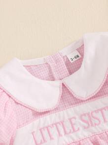 Newborn Baby Rompers - Rose bonbon - Voir 3