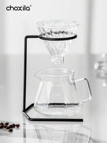 choxila 1pc Hand Stand Vintage Coffee Hand Pot Metal Stand Drip Glass Filter Cup Holder Universal Back To School - Filter Cup Holder - View 5