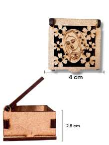 Hermosas cajitas de madera de la "virgen de Guadalupe" para recuerdo Mi bautizo, primera comunión, boda, 15 años, XV años, cumpleaños para dar en tu evento un hermoso e inolvidable detalle, recuerdos para fiesta, souvenir de fiesta, virgen de Guadalupe - 12 piezas - Ver 4