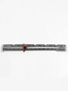 1pc Metal Sliding Guage, Sewing Measuring Tool, Sewing Guage For Quilting And Sewing, Sewing Accessories, Sewing Notions