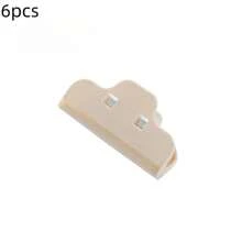 Set de 6 Clips de sellado de alimentos para cocina, clips para patatas fritas, clips para bolsas de plástico, preservación hermética de alimentos - Multicolor - Ver 10