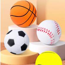 قطعة واحدة كرة نابضة للمعصم 6 سم، مزودة بحزام معصم ، ارمِ واَرْتَدّ ، لعبة كرة نفاثة لصبية، للاستخدام الداخلي والخارجي في الحديقة والتفاعل مع الأصدقاء - متعدد الألوان - مشاهدة 3