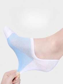 1/3/5 Pairs Men's Spring And Summer Thin Boat Socks Mesh Refreshing, Breathable, Sweat-Absorbent Youth Sports Invisible Socks With Shallow Mouths That Will Not Fall Off The Heel