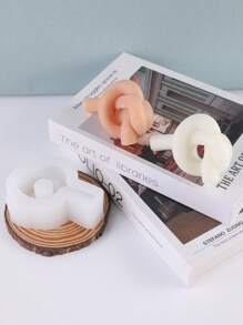 1 件绳绑蜡烛台模具，手工制作创意蜡烛台香薰石装饰蜡烛插入模具