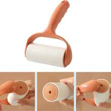 粘毛滚筒补充片，强力粘性可重复粘贴织物、床上用品和衣物清洁剂，包括手柄配件，家庭使用 - 彩色 - 查看 5