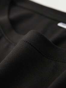 Shwiy 有趣的“喉咙山羊”Y2K 图案 T 恤 - 令人反感的成人幽默，短袖，黑色休闲针织模因印花 T 恤，带有大胆的紫色字母和俏皮的山羊图案，T 恤俏皮设计光泽面料