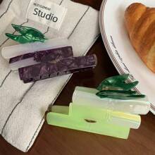 1pc2025 New Personalized Fashion Leisure Creative Food Pastoral Style Fresh Fruit Series Creative Acetic Acid Stitching Grab Sugar Cane Fruit Acetic Acid Grab Exquisite Virgin Fruit Small Tomato Creative Niche Wheat Spike Grain Spike Hair Grab Suitable For Daily Use Home School Seaside Vacation Work Commuting Party Festival Birthday Gift Back-To-School Season Versatile Going Out