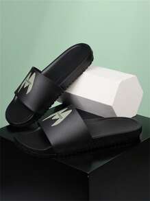 大码男士拖鞋，新款夏季时尚室内防滑防臭厚底浴室淋浴户外运动凉鞋 - 彩色 - 查看 3