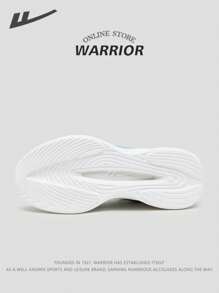 WARRIOR Serie Warrior - 1 par de zapatillas deportivas para hombre ligeras y transpirables 2025 Nuevo, diseño de cordones de caña baja, apropiadas para fitness al aire libre, calzado deportivo casual con aumento de altura versátil, zapatillas de senderismo de malla y suela blanda para una experiencia cómoda