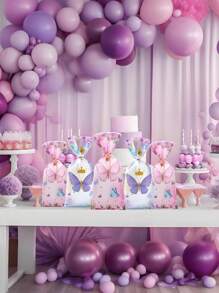 25/50 stuks roze vlinder geschenk snoep verpakking zakken, wikkel voor snoep, koekjes, gebak, bakkerijen, chocolade, feestgunsten
