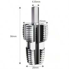 1/2" 3/4" Water Pipe Tapping Device Universal Inner Hole Wire Opener 1/2 Inch 3/4 Inch Pipe PPR/PPE Water Pipe Household 1 Inch Wire Opener PPR Tap - Drill Compatible Thread Cutter For Pipes Universal Internal Pipe Tapping Tool - 1/2" 3/4" PPR/PVC Tap For Electric Drills Electric Drill Pipe Tap - 1/2" 3/4" Universal Thread Cutter For PPR/PVC Home Use