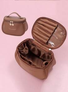 Buchstaben-Grafik PU Make-up Tasche, Make-up Tasche, Make-up Etui, Kosmetiktasche, Kulturbeutel, Packwürfel, Reiseessentials, Kreuzfahrtessentials, Studentenwohnheim-Essentials, Brautjungferngeschenke, Muttertagsgeschenke, Geburtstagsgeschenke, Geschenke für Freunde und Lehrer, Heimdekoration, Bad, Wohnzimmer, Schlafzimmerdekoration, Badorganizer, Schmuckorganizer, Lippenpflege-Organizer, Nagellackorganizer, Aufbewahrung Make-up Organizer, Make-up Koffer, Make-up Reise Kulturbeutel, Essentials Geschenke, Aufbewahrung, Reißverschluss, Accessoires, Nagel, Weihnachtsgeschenke, Tasche, Reise, Geschenke für Frauen, Damennotwendigkeiten, Reiseessentials, Tasche, Clutch / kleine Handtasche, Necessaire, Make-up Organizer, Make-up Organizer, Tasche, Pinseletui, Mini Tasche, Tasche mit großer Kapazität