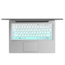 1 Pieza Funda de teclado de silicona multicolor en inglés ANSI para Yoga C940 C740 14" | Yoga C930 930 920 13.9" | Para Flex 14 14" | Yoga 720 720S 730 13.3" | Yoga 730 15.6" | Yoga 720 12.5", Protector de teclado impermeable de colores, rosa y verde