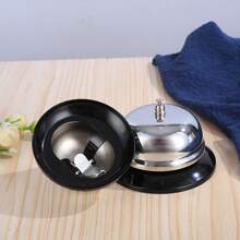 Dining Bell; Kitchen Bell; Call Bell; Summon Bell; Bar Bell; Buzzer; Bell Ringer; Bell Push, Christmas Gift Room Decor - Silver - View 6