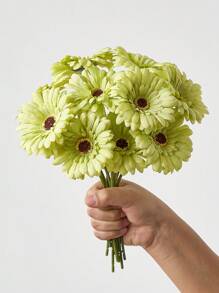 6/12pcs Artificial African Daisies Flowers African Daisy Silk Flowers Artificial Gerbera Daisies Fake Sunflowers Bulk Faux Flowers Bouquet For Wedding Bridal Bouquet Party Home Kitchen Decor,Fall Decor,Autumn