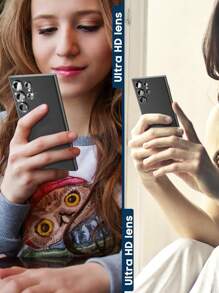 For Galaxy S25 Ultra Camera Lens Protector, Metal + Tempered Glass (2 In 1) Protective Lens For Galaxy S24 Ultra - Black (2 Packs) Waterproof Shockproof Anti-Fall Anti-Fall Scratch Resistant Anti-Fingerprint Full Cover - Black - View 7