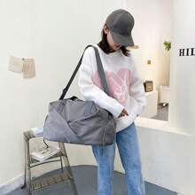 1pc Yoga/Gym Bag With Shoe Compartment, Oxford Cloth Water-Resistant Workout Bag For Women - Multicolor - View 2