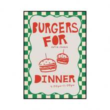 1 幅现代帆布画 咖啡菜单海报 复古食物帆布画 复古厨房印刷墙艺术画 适用于客厅家居装饰 无框架