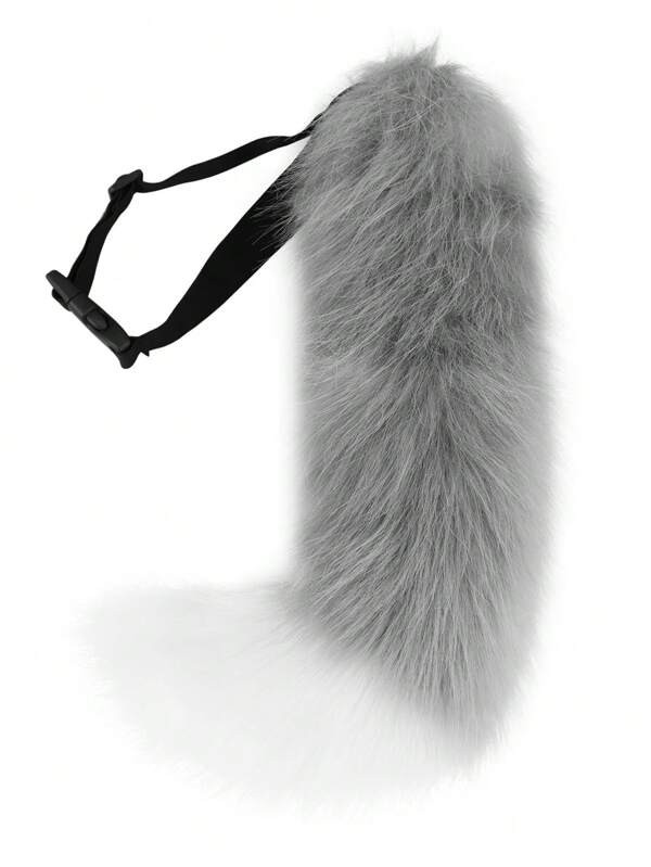 Faux Fur Fox Costume Cat Tail Cosplay Halloween Christmas Party Costume One Size