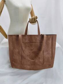 Sac à main surdimensionné rétro pour femme, sac fourre-tout de voyage décontracté, nouveau sac à main printemps grande capacité