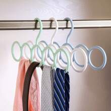 5 opakowań wielofunkcyjnych, oszczędzających miejsce, antypoślizgowych wieszaków z 5 haczykami - plastikowy organizer do szafy na szaliki, krawaty, biustonosze, skarpetki