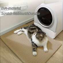 1PC Cat Litter Mat With Gift Double Layer Waterproof Pet Litter Box Mat Non-Slip Sand Cat Pad Washable Bed Mat Clean Pad Products
