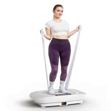 Vibrating Plate Muscle Toner, Whole Body Exercise Machine With Remote Control - Pink - View 8
