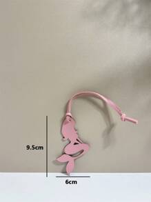 1pc PU Minimalist Elegant Cute Cartoon Mermaid Shape Crossbody Bag, Shoulder Bag, Handbag, Tote Bag, Suitable For Couples, Students, Work, Daily Use, Travel, Gift For Girlfriend, Wife, Kids Birthday