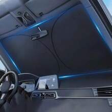 Parasol para parabrisas automotriz, cubierta protectora de sombra reflectante UV, parasol de ventana de coche plegable