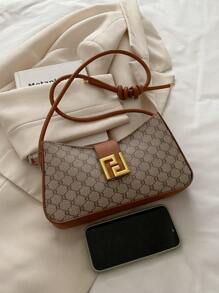 Mini Women's Shoulder Bag, Valentine's Day Gift - Khaki - View 8