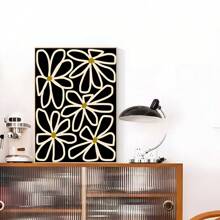 1 件北欧简约墙壁艺术复古花卉动漫艺术海报艺术品家居装饰无框架