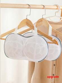 Bra Laundry Bag, For Household Washing Machine Drum Washer, Protects Bras During Wash To Prevent Deformation Special Lingerie Wash Mesh Bag Mesh Pockets Anti-Deformation Bra Lingerie Wash Bag Divine Clothes, Sticky Hooks