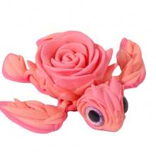 3D Drukowane Urocze Ozdoby Z Serii Życia Morskiego, Realistyczne Kraby, Różane Żółwie -- Nadają Się Do Dekoracji Domu, Biura I Samochodu. Dekoracje Bożonarodzeniowe I Walentynkowe