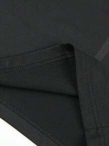 1 pieza Camiseta interior sin mangas de hombre elástica y sin costuras, de secado rápido