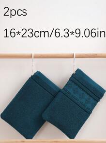 QIBHI 2/8pcs 100% Cotton Bath Mitts, Soft Terry Cloth Material, Absorbent, Suitable For Bathing, Makeup Removal, Reusable, Multiple Colors (Traceable Cotton) Home Bathroom Decor Fall Decor Back To School For Beauty Salon Home Bathroom Shower Towels For Beauty Salon, Hotel Sports,Home Essentials, Towel, Skin Care - Multicolor - View 8