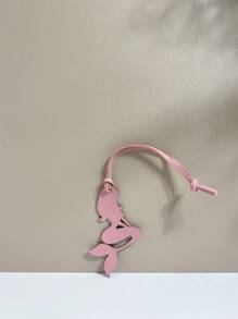 1pc PU Minimalist Elegant Cute Cartoon Mermaid Shape Crossbody Bag, Shoulder Bag, Handbag, Tote Bag, Suitable For Couples, Students, Work, Daily Use, Travel, Gift For Girlfriend, Wife, Kids Birthday