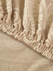 1pc Jacquard Elastic Sofa Cover Thicken Anti-Slip Sofa Slipcovers For Living Room Bedroom Outdoor Sofa Protection Pet Stain Prevention 4-Season Sofa Seat Cushion Cover For L-Shaped Single Seat Recliner And 1/2/3/4 Seater Sofas Autumn Home Decor Sofa Throw Cover All Seasons Easy To Install And Remove - Khaki - View 10