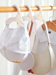 5/10 件钱包挂钩亚克力包挂钩手提包托特包架壁橱收纳架背包挎包钱包手提包托特包架 - 白色 - 查看 2