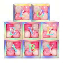 1 pièce Boîte à lettres transparente personnalisée pour anniversaire, mariage, boîte à ballons avec nom, décorations pour 1er anniversaire, miel/chérie/chéri, décorations de Noël, grande boîte transparente, décorations pour fête, décoration de maison, décoration de cheminée, boîte de douche (les matériaux en papier sont sujets à la casse)