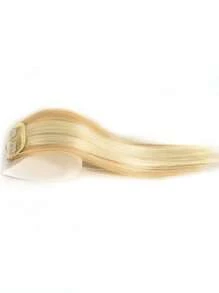 1pc Synthetic Hair Extension Clip-In Hairpiece, Short Thick Style, Suitable For Women With Thin Hair For Daily Use - Multicolor - View 13