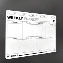 1 bảng lịch từ tính gắn tủ lạnh, bảng kế hoạch xóa khô, kế hoạch hàng tuần và hàng tháng, đồ dùng văn phòng, cao su, bảng ghi nhớ nhắc nhở dùng tại nhà và văn phòng, đồ dùng học tập, trở lại trường - Nhiều màu - Xem 12