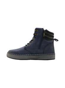 Comfortable Versatile Casual Boot - Navy Blue - View 4